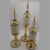 Silver Decoration Stick with White pearls and Stainless Steel Frame, Set of 3
