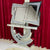 Eclipse Diamond Crushed Glass Hallway Console Table and Wall Mirror