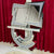 Silver Eclipse Diamond Crushed Glass Hallway Console Table and Wall Mirror
