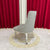 RBM Classic Home, Online Furniture Store with Modern and Stylish Grey Leather Dining Room Chairs in Silver Stainless Steel frame. Cheap Chairs Available