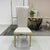 RBM Classic Home an Online Furniture with Various Modern Classic Dining Room Chairs in White Leather with Gold Stainless Steel Frames
