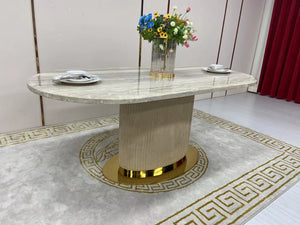 L200cm Marble top Dining Table only