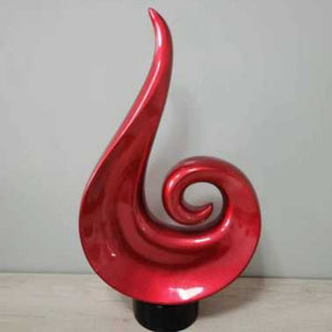 Modern and Classy Red Stylish and Modern Red Ceramic Sculptures at Affordable Price  only at RBM Classic Home