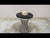 Modern Classy Round Side Top with Silver Stainless Steel Frame