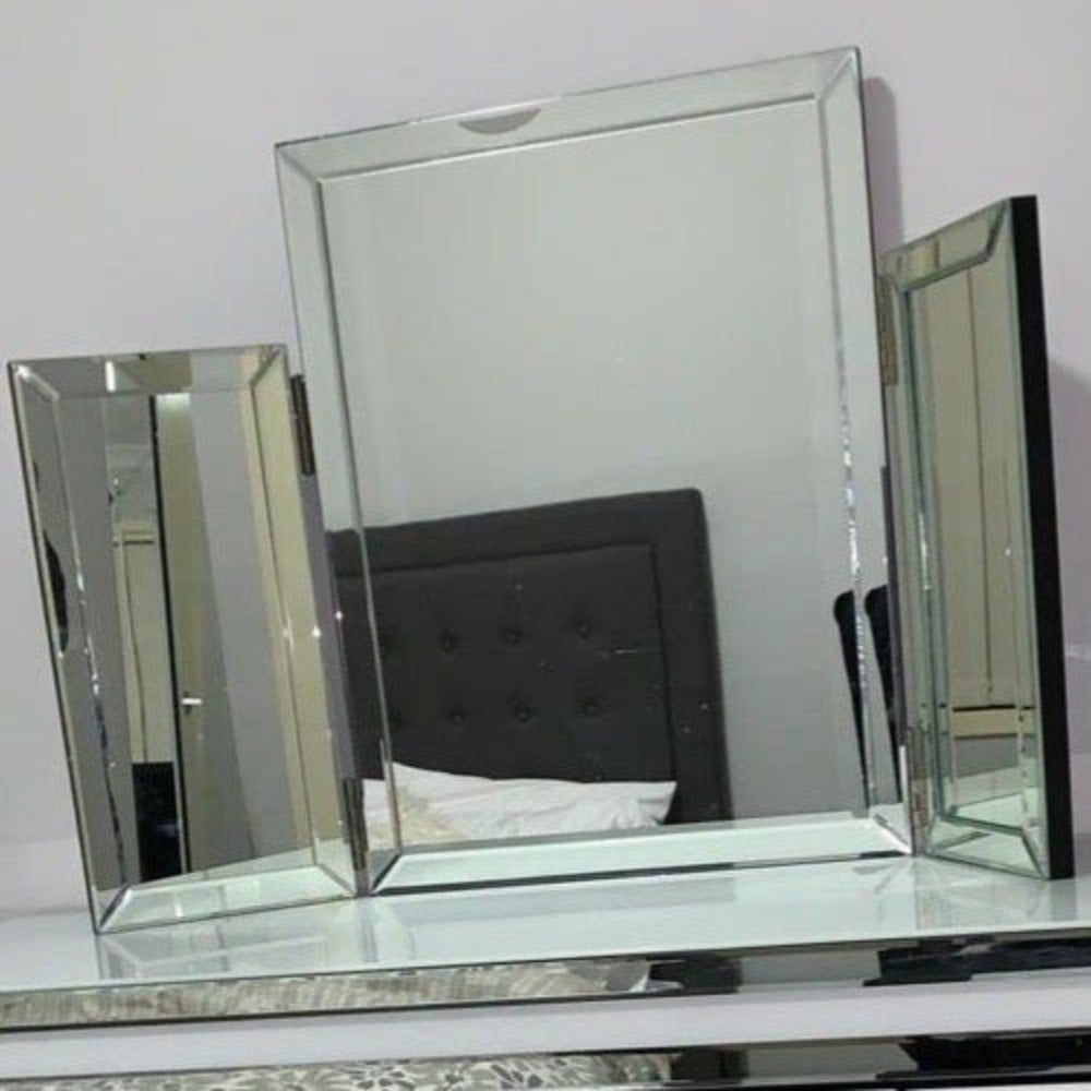 Wall Dressing Mirror in Silver Colour