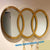 Stainless Steel Hallway Console Wall Mirror